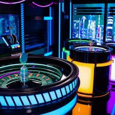 Tampilan meja live dealer bonafit88 dengan kamera multi-sudut